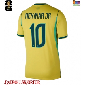 Brasilien Neymar Jr #10 Hemmatröja VM 2026 Kortärmad